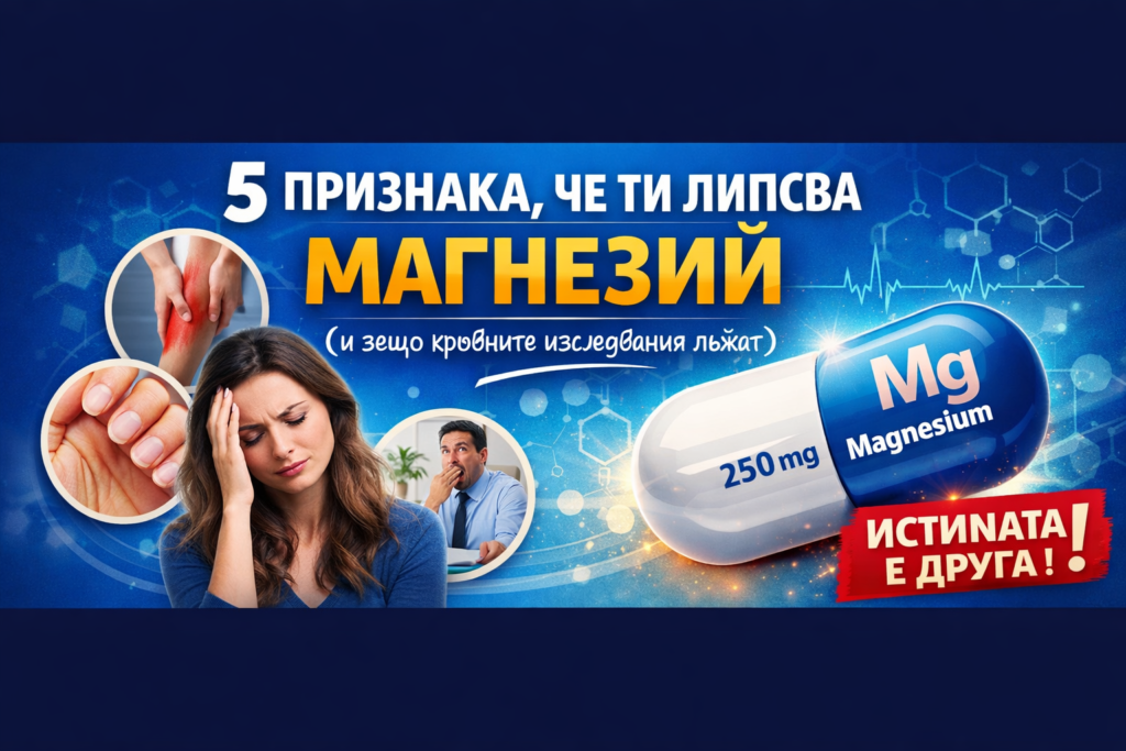 недостиг на магнезий симптоми